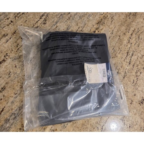 New! Terra & Sky Women's Plus Size 2X Fitted Legging Black Faux Leather Pull-On - Picture 14 of 14